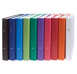 Exacompta PP covered Ring Binder, A4, 2 rings, 40mm spine - Assorted colours