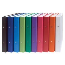 Exacompta PP covered Ring Binder, A4, 2 rings, 40mm spine - Assorted colours