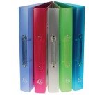 Krea Cover Ring Binder Semi Rigid Cover, PP, 2O Rings 30mm, A4 Maxi - Assorted colours