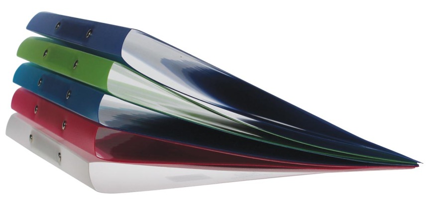 Kreacover PP Soft Chromaline Ring Binder, A4, 2O rings 15mm - Assorted colours