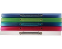 Exaclair Classeur personnalisable Kreacover 2 anneaux de 15 mm, couleurs assorties