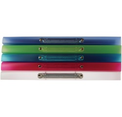 Kreacover PP Soft Chromaline Ring Binder, A4, 2O rings 15mm - Assorted colours