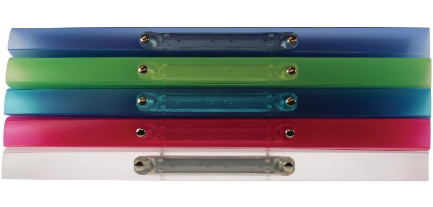 Exaclair Classeur personnalisable Kreacover 2 anneaux de 15 mm, couleurs assorties