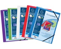 Kreacover Elasticated 3 Flap Folder with front pocket