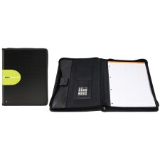 Exacompta Exactive ExaWallet Conference Folder with Calculator - Black