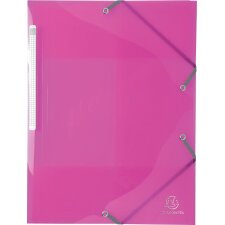 Exacompta Iderama Elasticated Folder (3-Flap) PP, A4 - Assorted colours