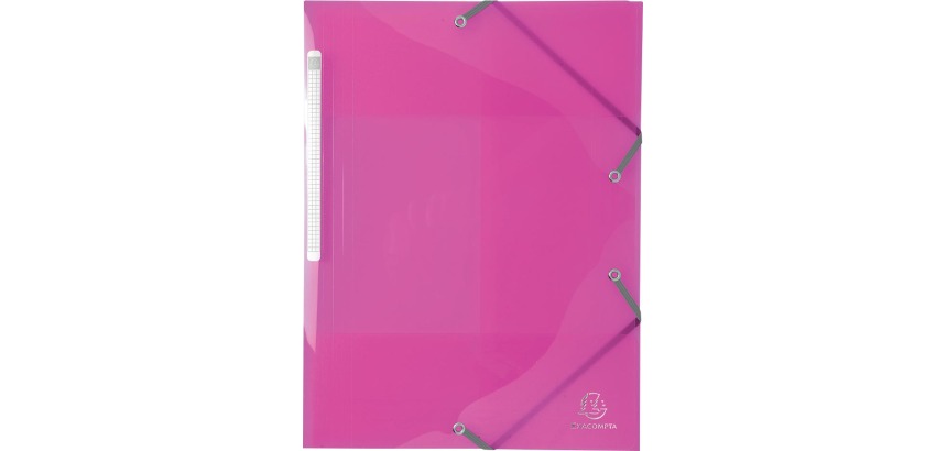 Exacompta Iderama Elasticated Folder (3-Flap) PP, A4 - Assorted colours