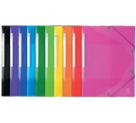 Exacompta Iderama Elasticated Folder (3-Flap) PP, A4 - Assorted colours