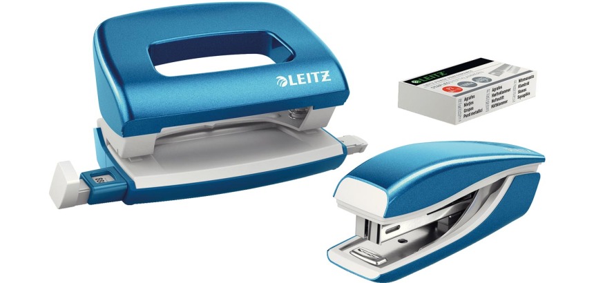 Nexxt WOW Mini Stapler and Hole Punch Kit