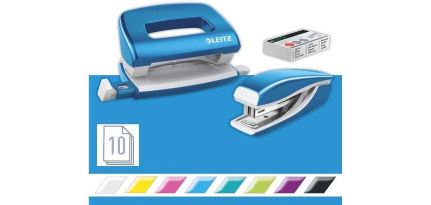 Nexxt WOW Mini Stapler and Hole Punch Kit