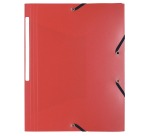 Linicolor 3 Flap Folder With Elastic Straps Opaque Polypropylene A4