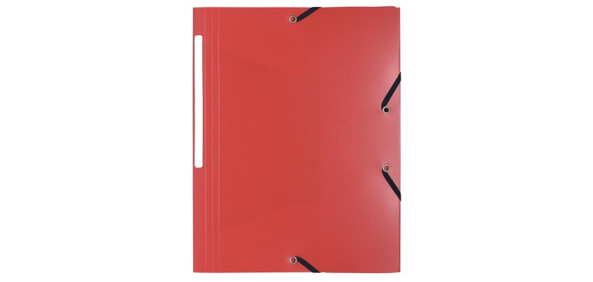 Linicolor 3 Flap Folder With Elastic Straps Opaque Polypropylene A4
