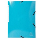 Chemise à élastiques 3 rabats Maxi capacity carte lustrée pelliculée 425gm2 Iderama A4