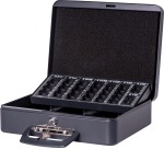 Maul cash box, ft 30 x 25.8 x 9 cm, black