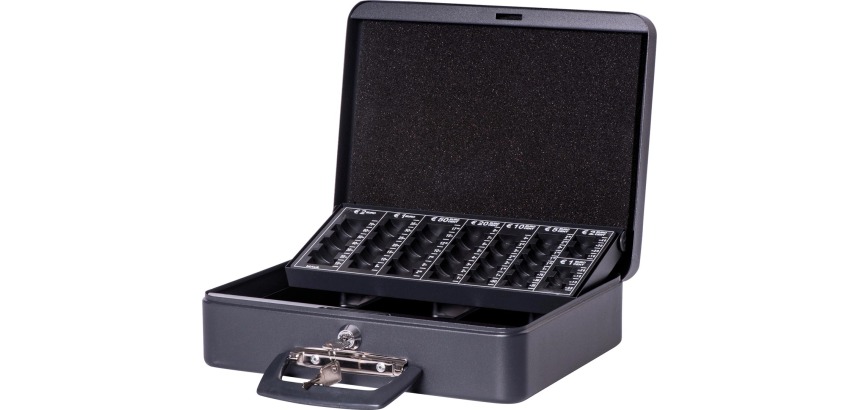 Maul cash box, ft 30 x 25.8 x 9 cm, black