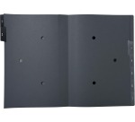 Trieur rigide Economique Ordonator 7 compartiments numériques - 24x34cm - Noir