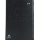 "Exacompta Multipart File, A4 270gsm, 7 Sections labelled 1 to 7" - Black