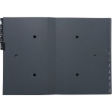 "Exacompta Multipart File, A4 270gsm, 12 Sections labelled 1 to 12" - Black