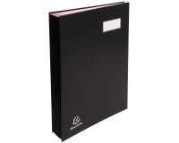 Exacompta Signature Book - Holds A4 Documents - 20 Compartments - Expandable Spine - 300gsm