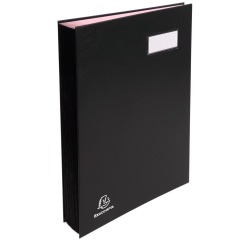 Exacompta Signature Book - Holds A4 Documents - 20 Compartments - Expandable Spine - 300gsm