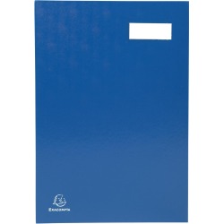 Exacompta Signature Book - Holds A4 Documents - 20 Compartments - Expandable Spine - 300gsm