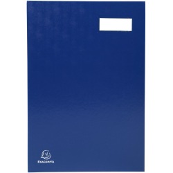 Exacompta Signature Book - Holds A4 Documents - 20 Compartments - Expandable Spine - 300gsm
