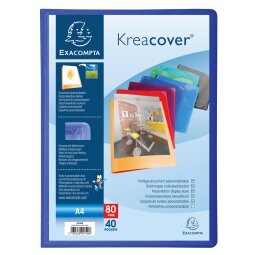 "Kreacover PP Display Book, A4" - Assorted colours