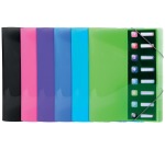 Exacompta Iderama trieur, en PP, avec 8 compartiments, couleurs assorties