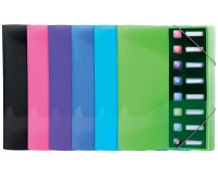 Exacompta Iderama PP Expanding Multipart File, A4 - Assorted colours