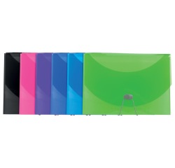 Exacompta Iderama PP Multipart Expanding Case, A4 - Assorted colours