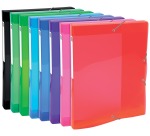 Exacompta Iderama elastobox, uit PP, rug van 2,5 cm, geassorteerde kleuren