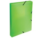 Crystal PP Klasseerdoos met Rug 40mm - A4 - Geassorteerd