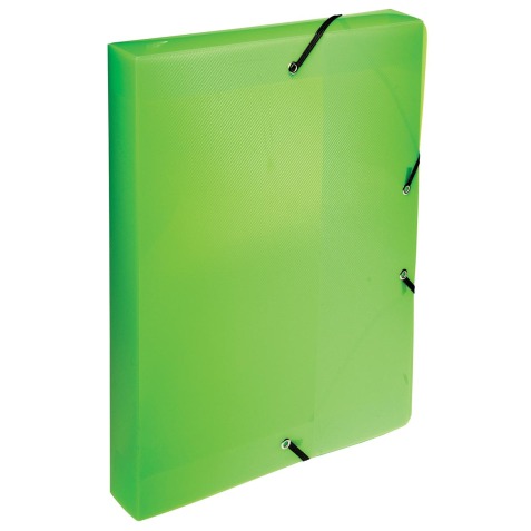 Crystal PP Klasseerdoos met Rug 40mm - A4 - Geassorteerd