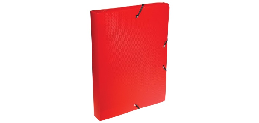 Crystal PP Klasseerdoos met Rug 40mm - A4 - Geassorteerd
