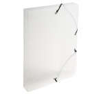 Crystal PP Klasseerdoos met Rug 40mm - A4 - Geassorteerd