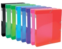 Exacompta Iderama Filing Box, A4, PP, 40mm Spine - Assorted colours