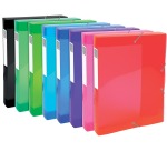 Exacompta Iderama elastobox, uit PP, rug van 4 cm, geassorteerde kleuren