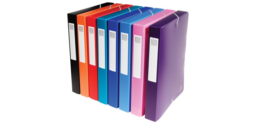 Boite de Classement Exabox Dos 40mm polypropylène 7/10e OPAK - A4