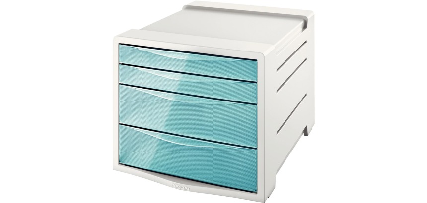 Esselte Colour'Breeze ladenblok, 4 laden, blauw