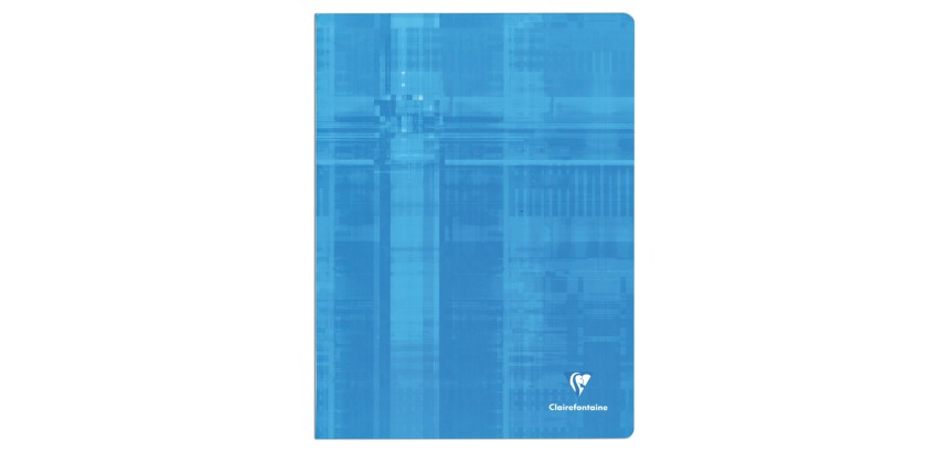 Clairefontaine notebook size 24 x 32 cm, 96 pages, 5 mm grid, with margin