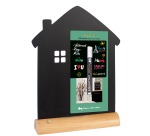 Securit ardoise maison + pied