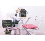 Securit ardoise maison + pied