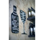 Securit slate bottle ft 30 x 50 cm