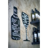 Securit slate bottle ft 30 x 50 cm