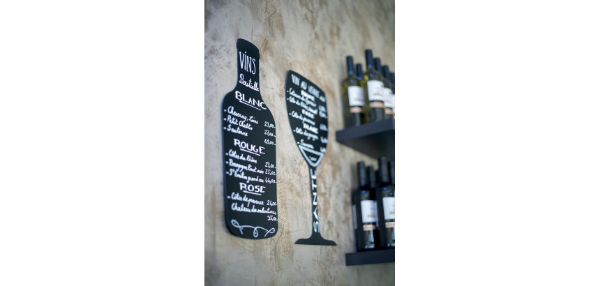 Securit slate bottle ft 30 x 50 cm