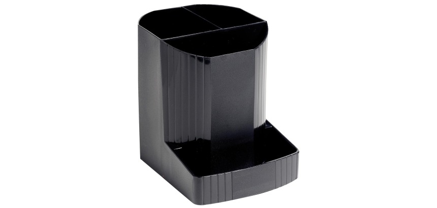 Pot à crayons mini octo Ecoblack - Noir