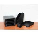 Exacompta EcoBlack Mini-OCTO Recycled Pen Pot - Black