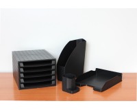 Pot à crayons mini octo Ecoblack - Noir