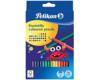 Pelikan kleurpotlood zeshoekig, etui van 36 stuks in geassorteerde kleuren