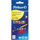 Pelikan crayon de couleur rond, étui de 12 pièces en couleurs assorties